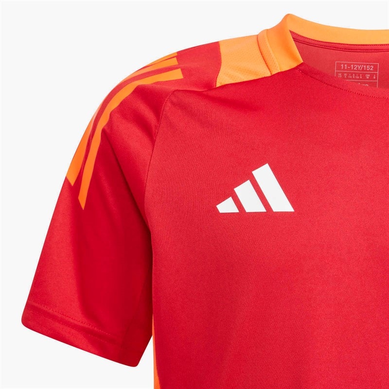 adidas Junior OL Olympique Lyonnais Training Jersey Team Power Red - Image 4