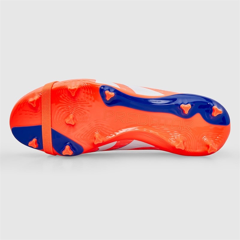 adidas Junior Predator League Fold-Over Tongue Coral Blaze Pk FG/MG Firm/Multi Ground Football Boots Signal Coral/Cloud White/Beam Orange - Image 3