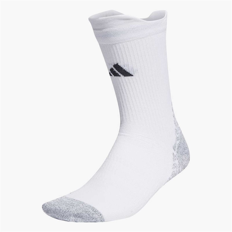 adidas Football Grip Knitted Performance Light Crew Socks White/Black