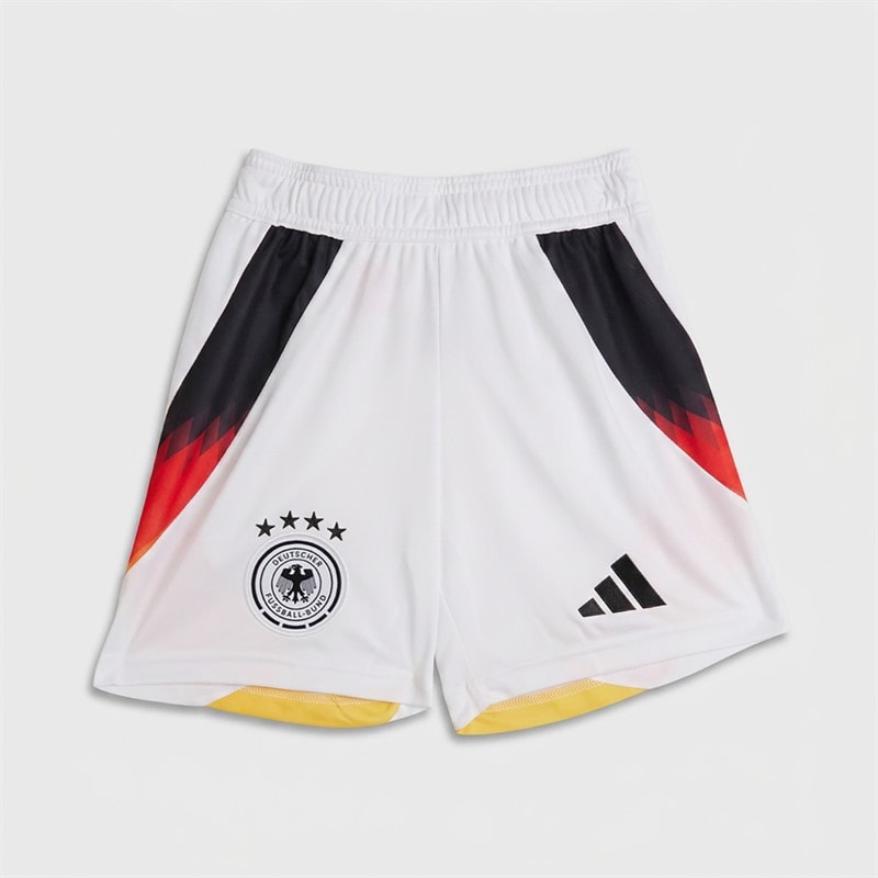 adidas Junior Germany Euro 2024 Home Shorts White