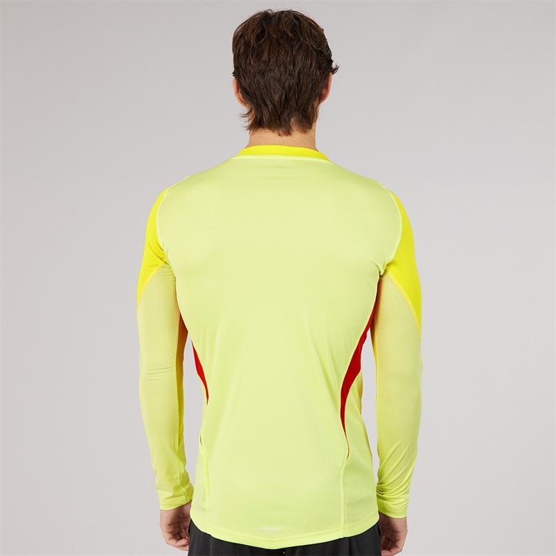 adidas Mens Tiro 25 Pro Long Sleeve Jersey Pulse Yellow - Image 2