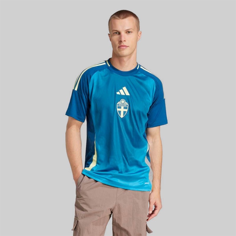 adidas Mens SVFF Sweden 2025 (Womens Team) Away Jersey Legend Marine