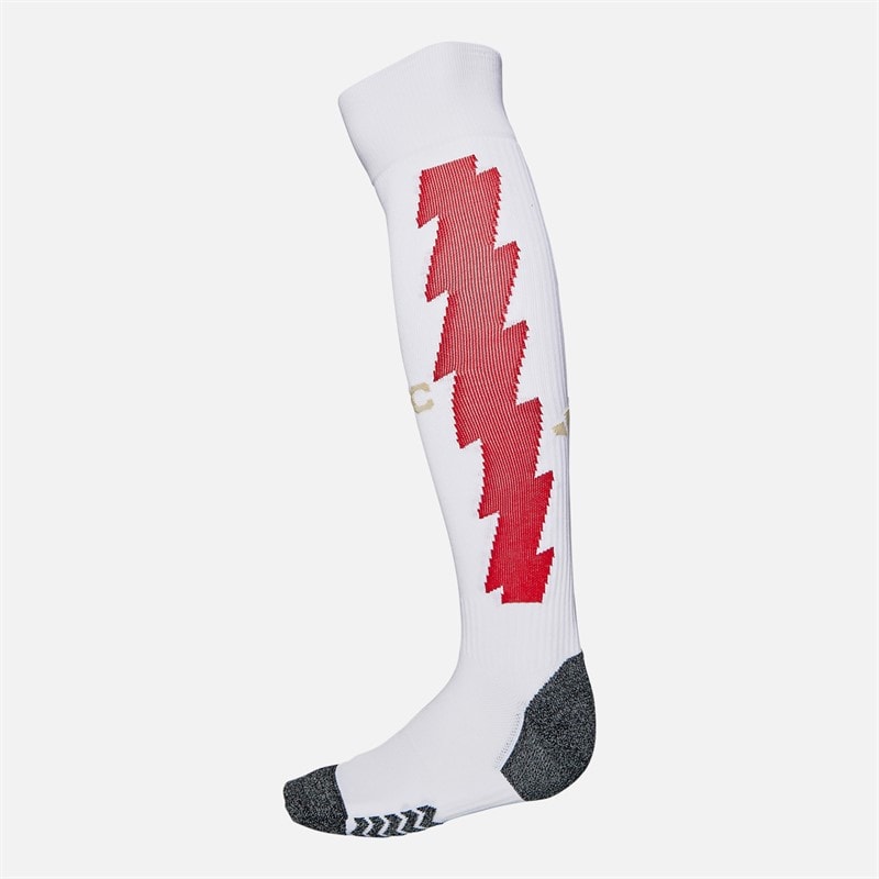 adidas Mens AFC Arsenal FC 23/24 Home Football Socks White - Image 3