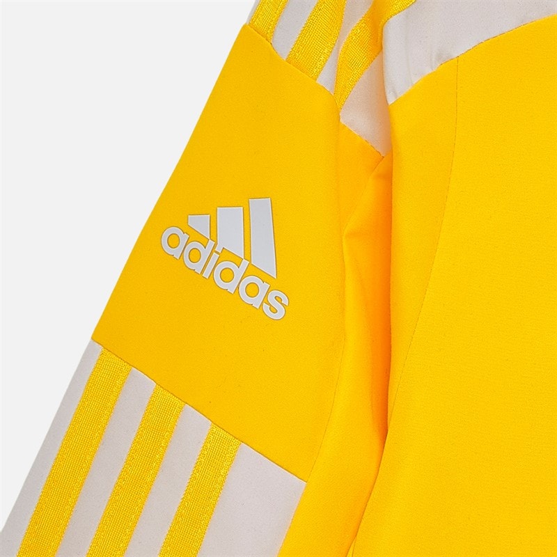 adidas Junior Squadra 21 Presentation Jacket Team Yellow/White - Image 2