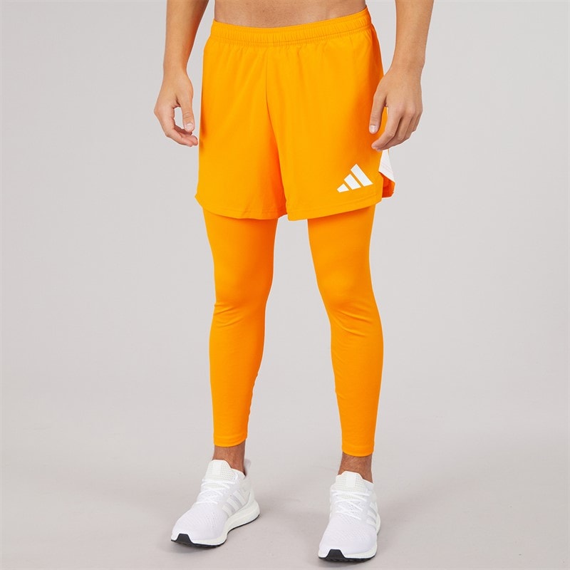 adidas Mens Tiro 25 Pro Goalkeeper Shorts With Tights Crew Orange - Image 3