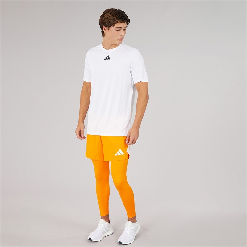 adidas Mens Tiro 25 Pro Goalkeeper Shorts With Tights Crew Orange - Image 4