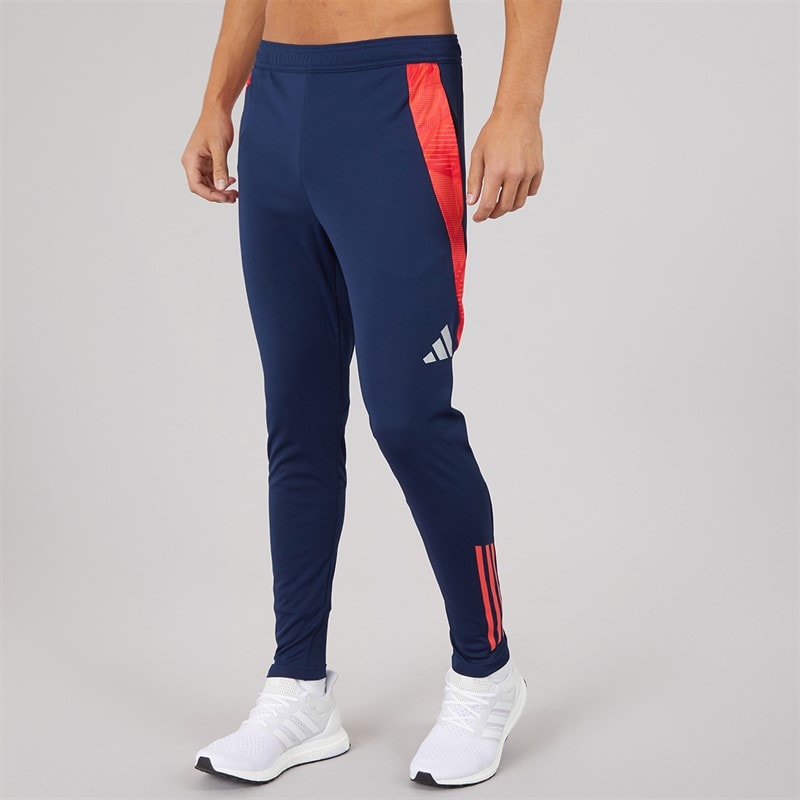 adidas Mens MUFC Manchester United 24/25 Tiro Track Pants Night Indigo/Bright Red - Image 3