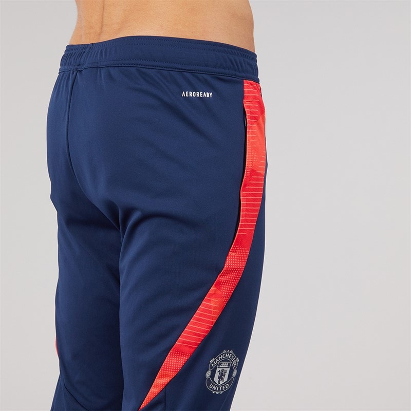 adidas Mens MUFC Manchester United 24/25 Tiro Track Pants Night Indigo/Bright Red - Image 5