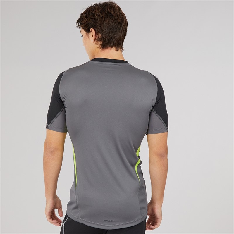 adidas Mens Tiro 25 Pro Jersey Grey Five - Image 2