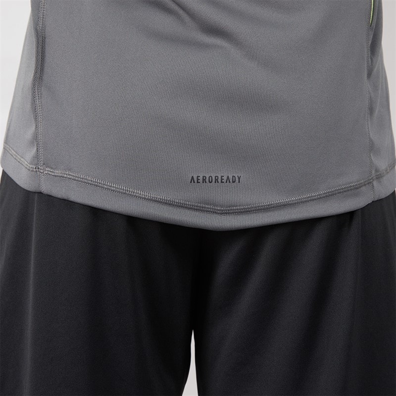 adidas Mens Tiro 25 Pro Long Sleeve Jersey Grey Five - Image 5