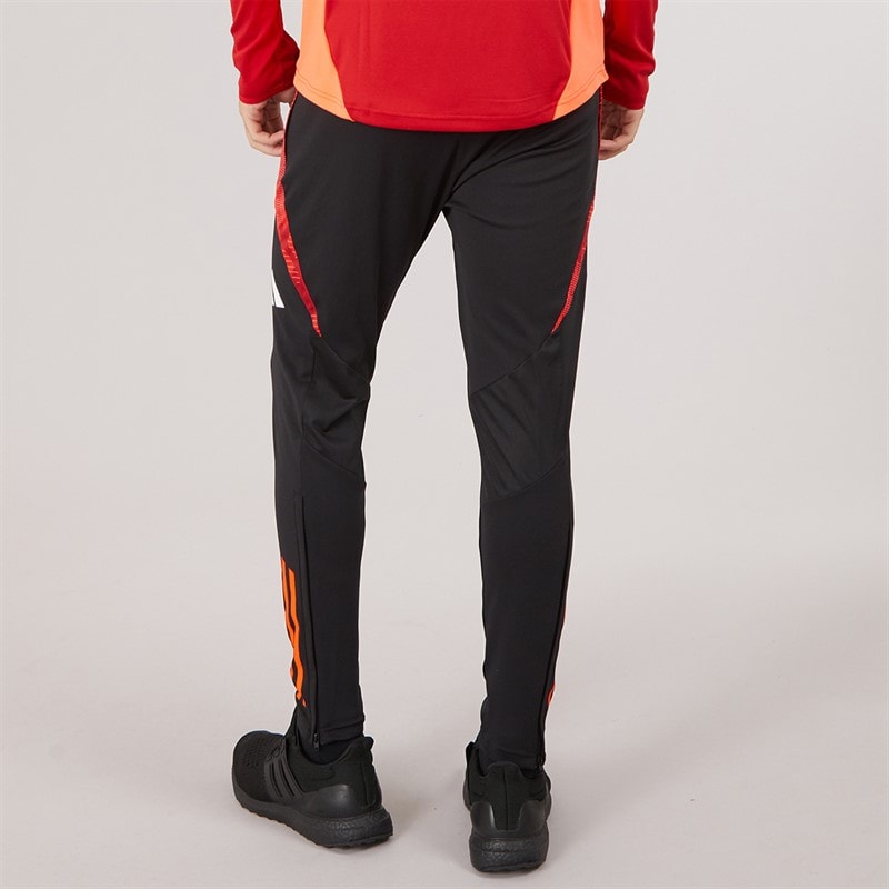 adidas Mens OL Olympique Lyonnais Tiro 24 Track Pants Black/Solar Red - Image 2