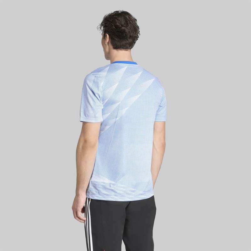 adidas Mens USA 2026 Jersey White/Glow Blue - Image 2