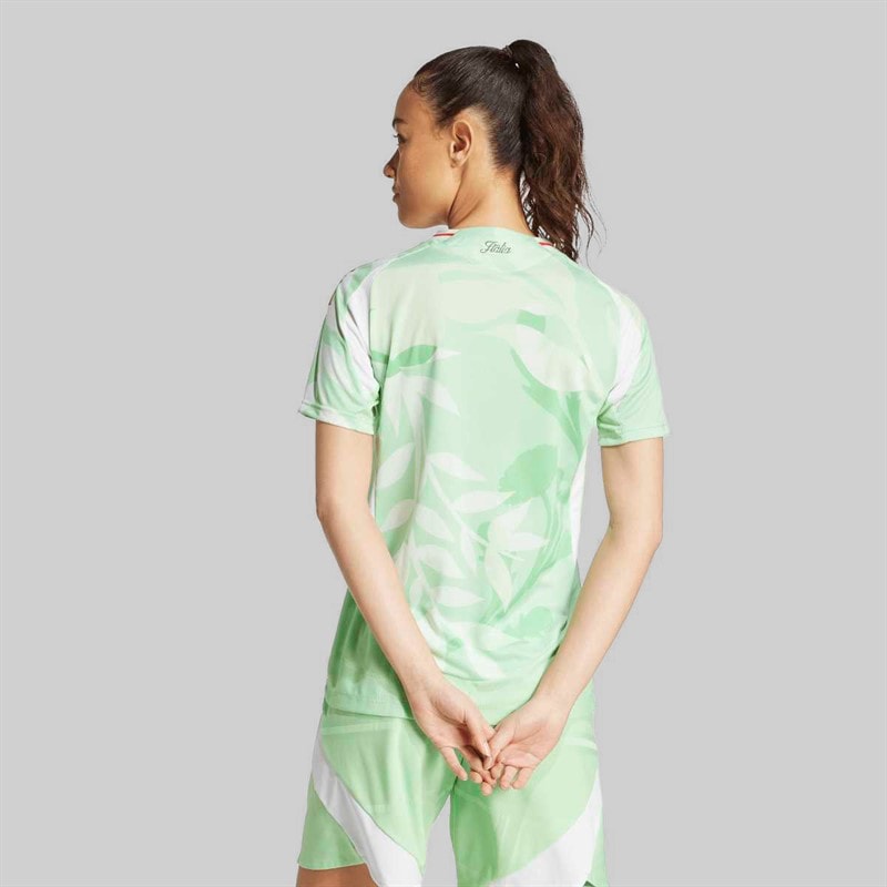 adidas Womens FIGC Italy 2025 (Womens Team) Authentic Away Jersey Glory Mint - Image 2