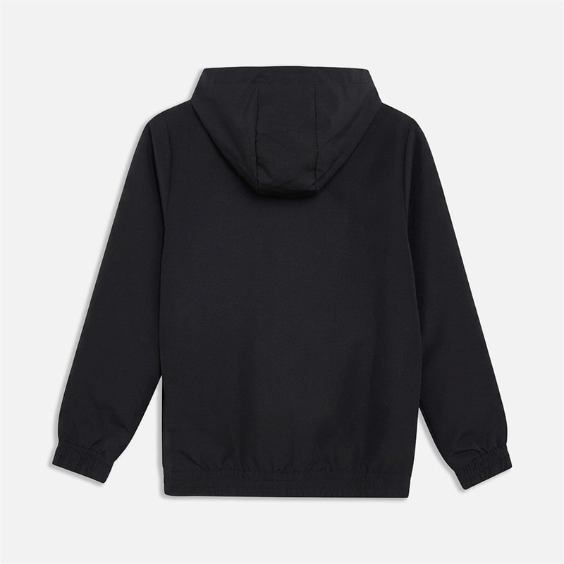 adidas Junior Tiro 25 Essentials Woven Hooded Track Jacket Black/White - Image 3