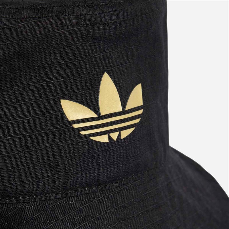 adidas FMF Mexico Bucket Hat Black/Gold Metallic - Image 3