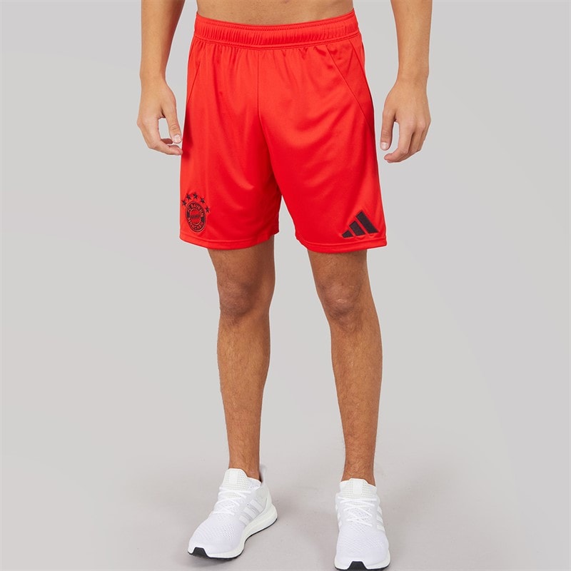 adidas Mens FVB Bayern Munich 24/25 Home Shorts Red - Image 3