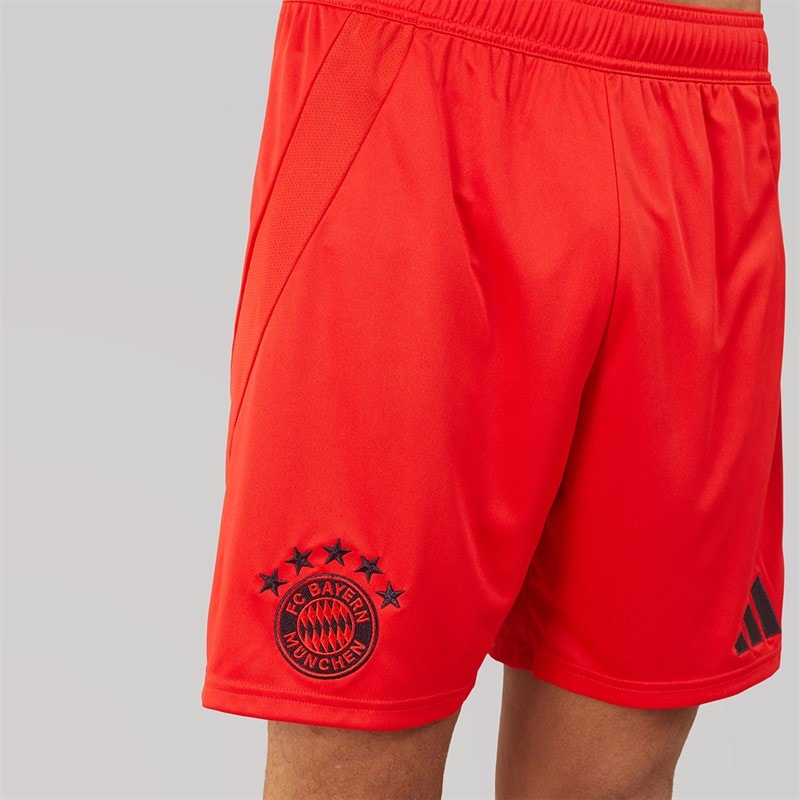 adidas Mens FVB Bayern Munich 24/25 Home Shorts Red - Image 5