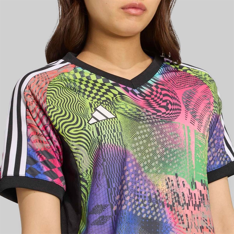 adidas Womens X Jeremy Scott Tiro T-Shirt Black - Image 5