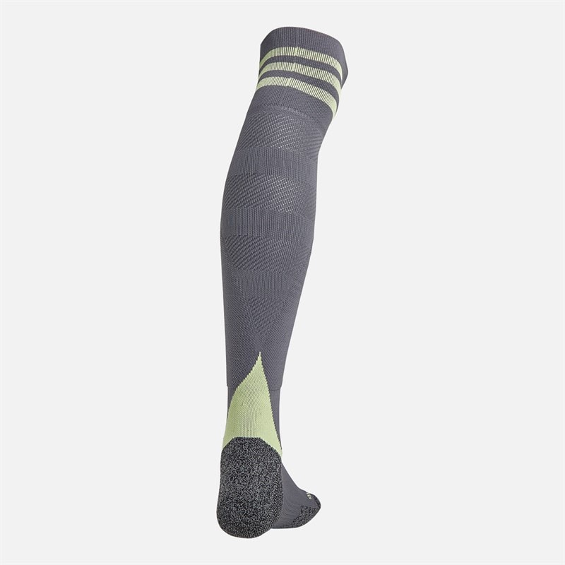 adidas Adi 25 AEROREADY Football Knee Socks Grey Five - Image 2