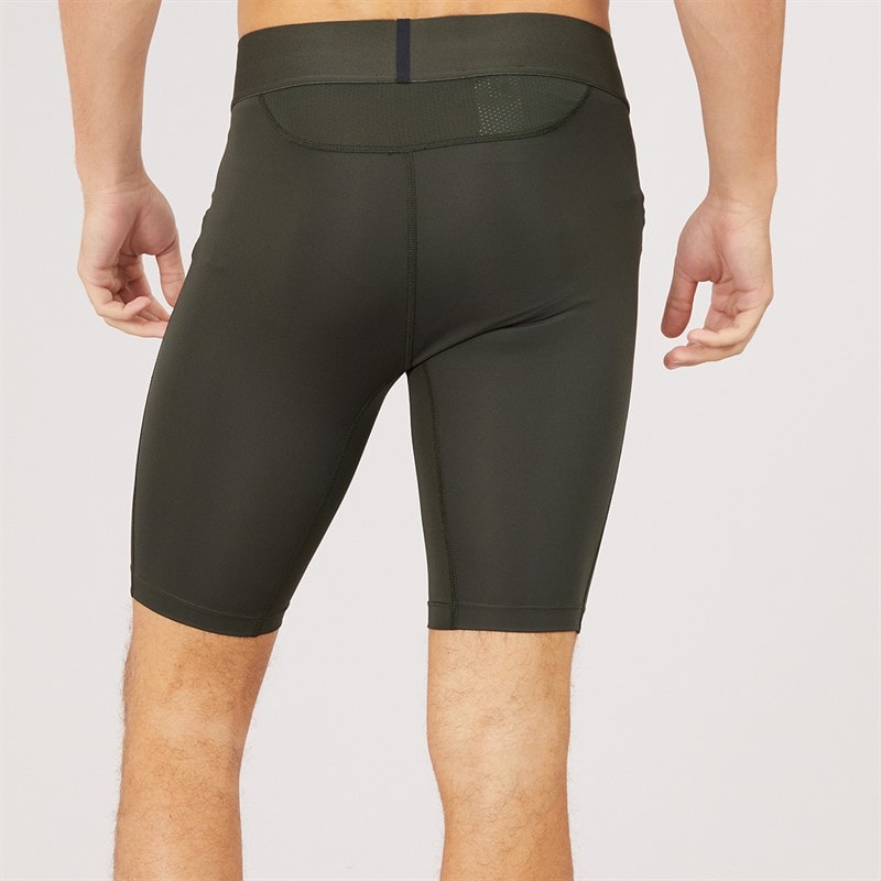 adidas Mens Techfit Tight Shorts Grey - Image 2