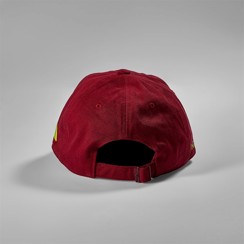 adidas DFB Germany Away Cap Team Coll Burgundy/Semi Solar Yellow - Image 2