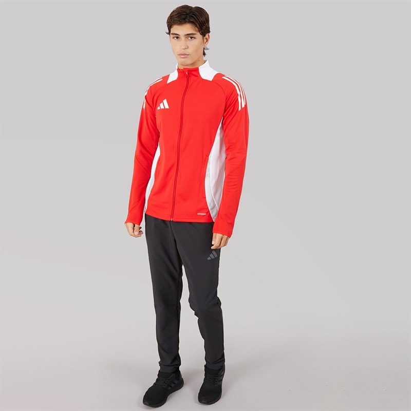adidas Mens Tiro 24 Competition Track Jacket Vivid Red/White - Image 4
