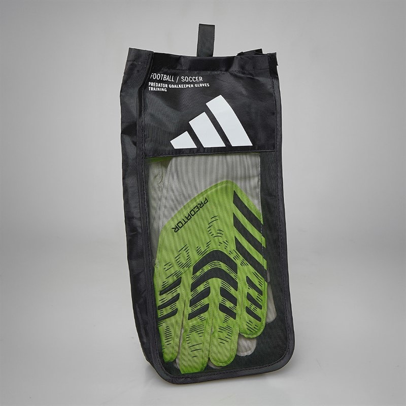 adidas Predator Training Goalkeeper Gloves Lucid Lemon/White/Black - Image 2