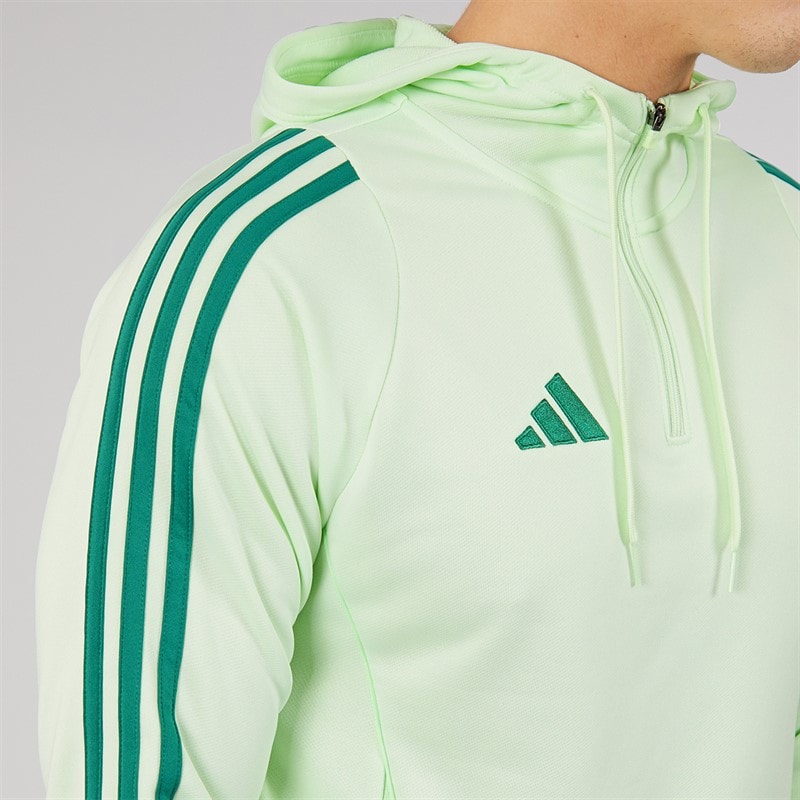 adidas Mens Tiro 24 Hoodie Green Mist/Tech Forest - Image 3