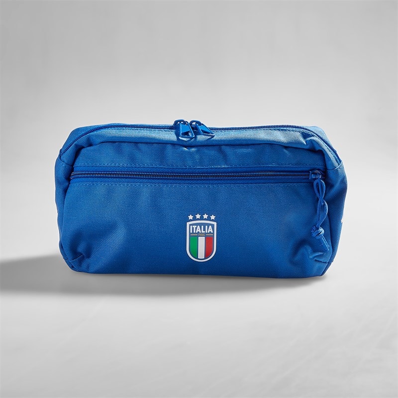 adidas FIGC Italy Waist Bag Blue/White - Image 2