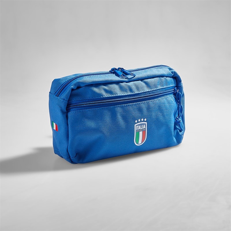 adidas FIGC Italy Waist Bag Blue/White - Image 4