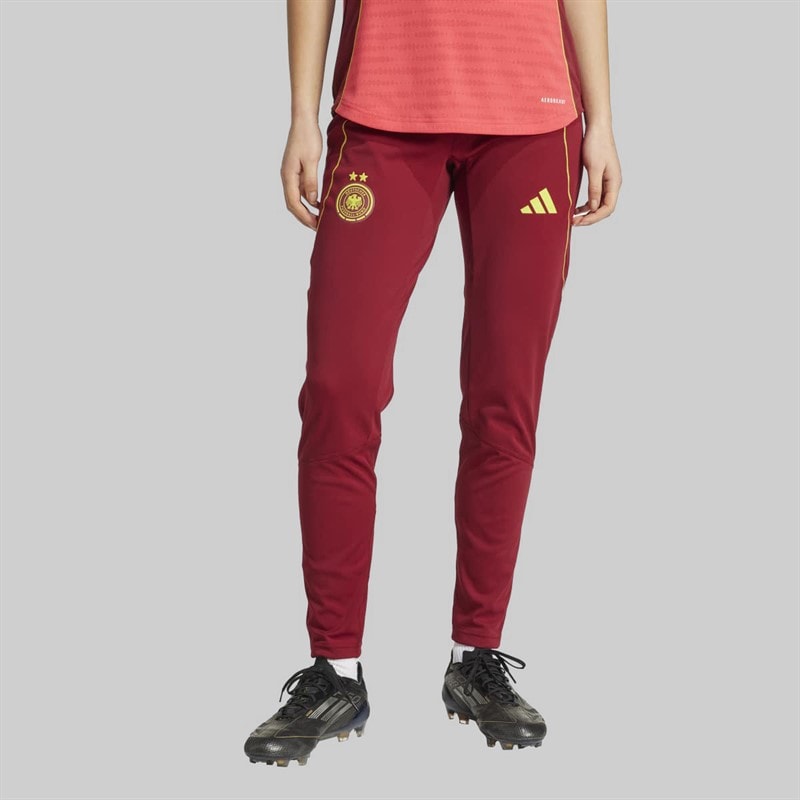 adidas Womens DFB Germany Tiro 25 Pro Training Pants Team Coll Burgundy - Image 3
