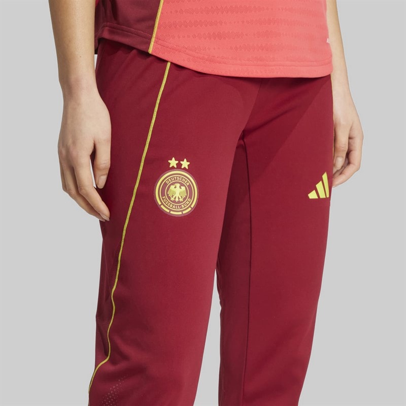 adidas Womens DFB Germany Tiro 25 Pro Training Pants Team Coll Burgundy - Image 4