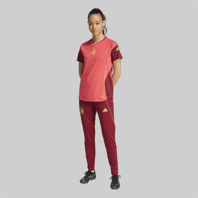 adidas Womens DFB Germany Tiro 25 Pro Training Pants Team Coll Burgundy - Image 5