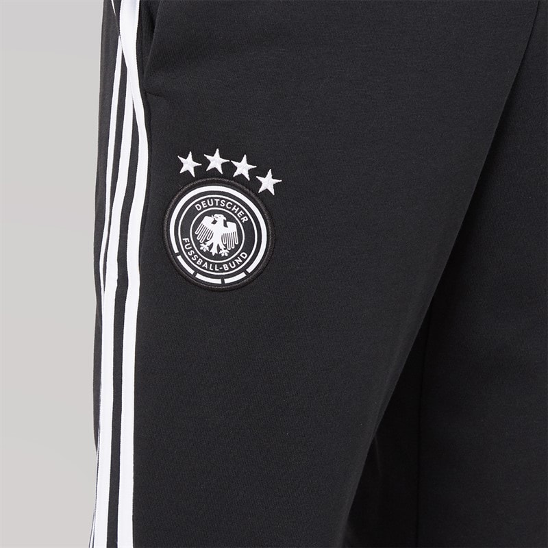 adidas Mens DFB Germany DNA Sweat Pants Black - Image 3
