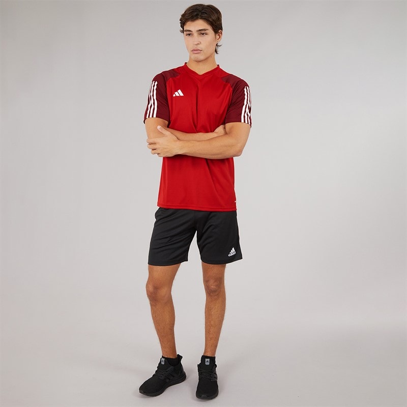 adidas Mens Tiro 23 Competition T-Shirt Team Power Red - Image 4