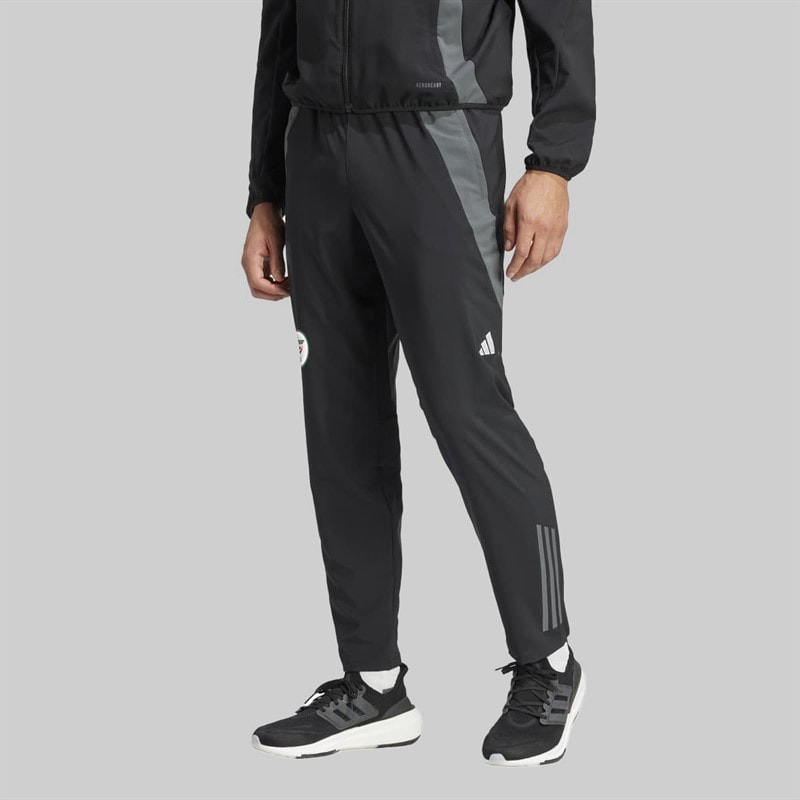 adidas Mens RCS RC Strasbourg Presentation Pants Black/Team Dark Grey - Image 3