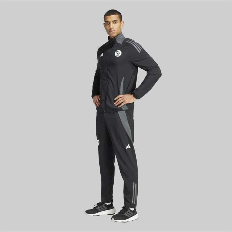 adidas Mens RCS RC Strasbourg Presentation Pants Black/Team Dark Grey - Image 4