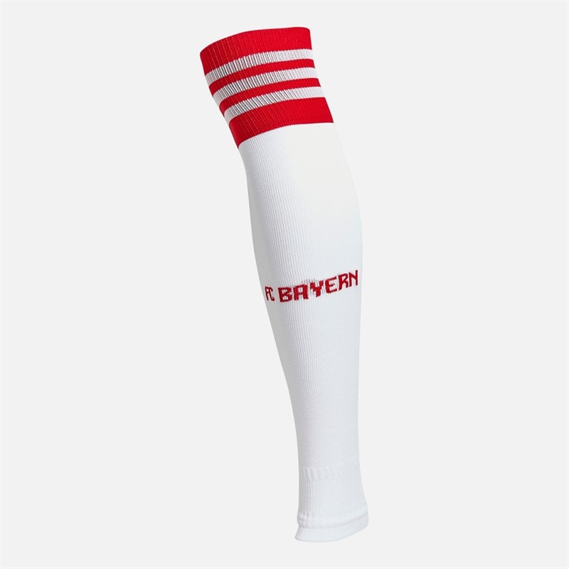 adidas FCB Bayern Munich 23/24 Home Authentic Football Socks White