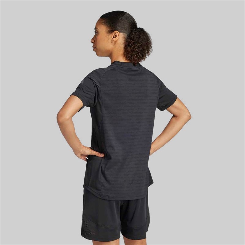 adidas Womens Tiro 25 Pro Training T-Shirt Black - Image 2