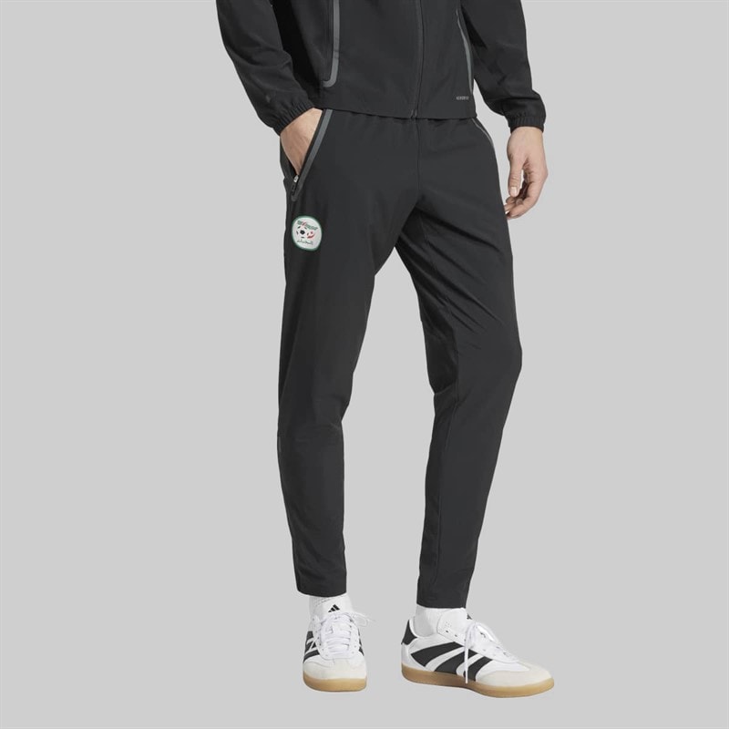 adidas Mens FAF Algeria Tiro 25 Competition Travel Track Pants Black