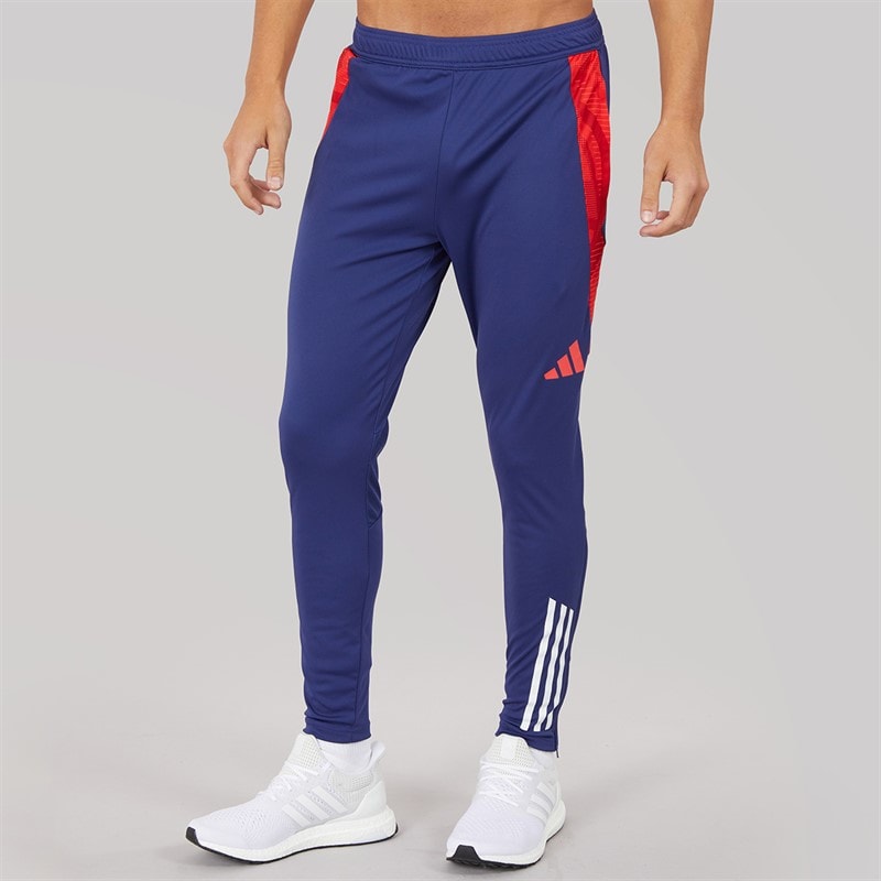 adidas Mens OL Olympique Lyonnais 24/25 Tiro Track Pants Midnight Indigo/Bright Red/White Tint - Image 3