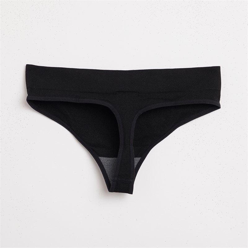 adidas Originals Womens Modern Flex Two Pack Thongs Black - Image 2