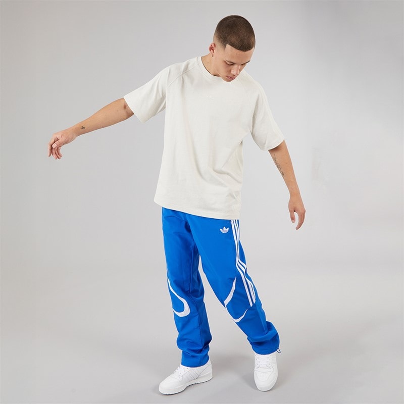 adidas Originals Mens Adicolor Teamgeist Track Pants Blue/White - Image 4