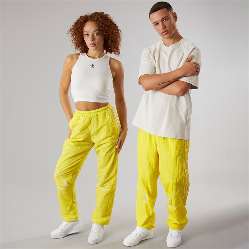 adidas Originals Adicolor 2000s Woven Track Pants Pure Sulfur/Powder Yellow - Image 4