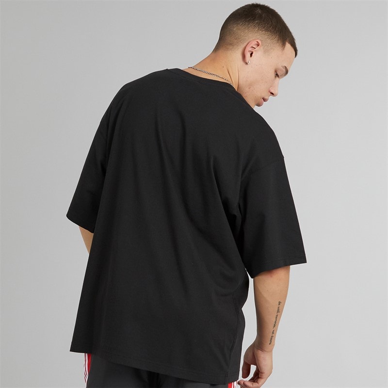 adidas Originals Mens Adilenium Season 3 Fan Graphic T-Shirt Black - Image 2