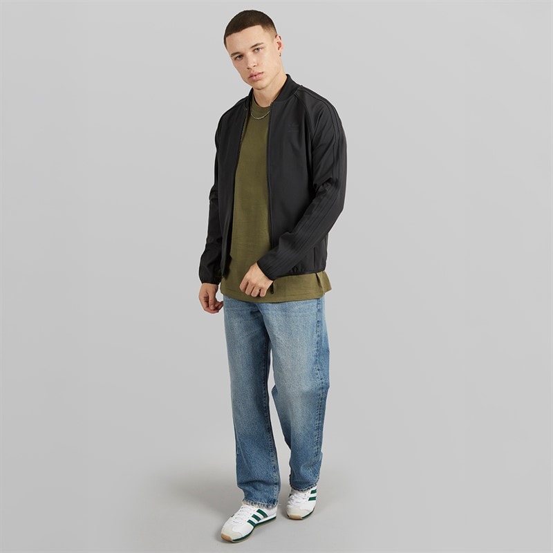 adidas Originals Mens Superstar Bonded Track Top Black - Image 4