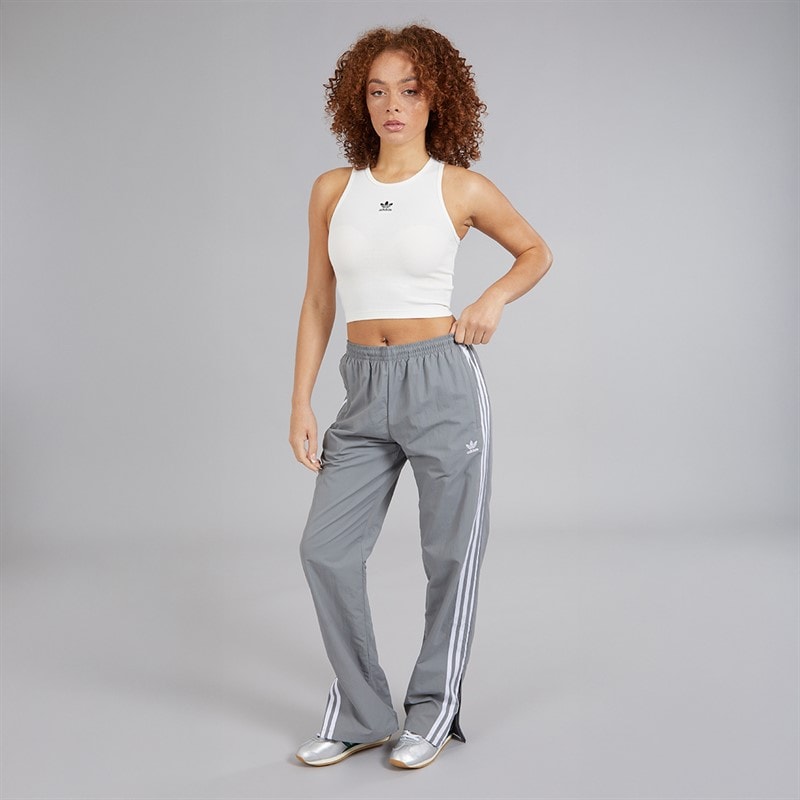 adidas Originals Womens Adicolor Woven Track Pants Grey Heather - Image 4