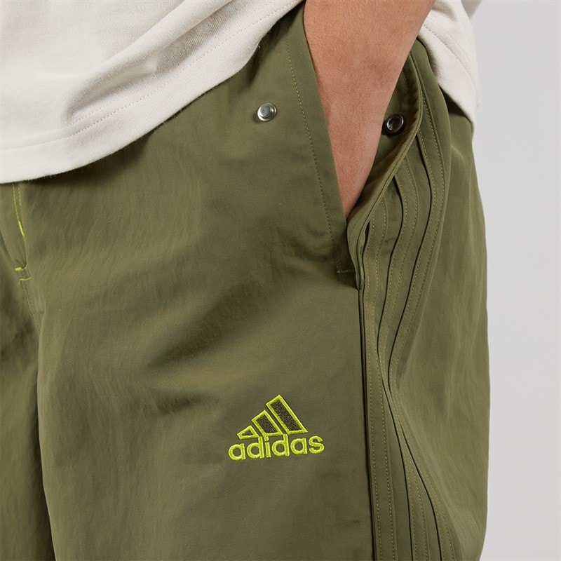 adidas Originals Mens Parachute Tracksuit Pants Olive Strata - Image 3