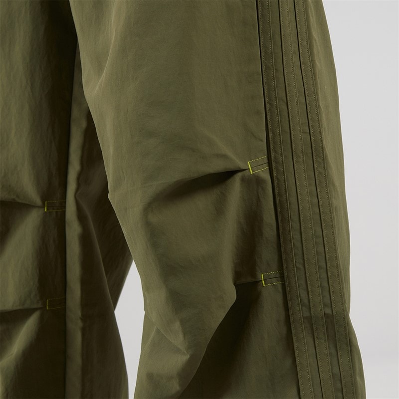 adidas Originals Mens Parachute Tracksuit Pants Olive Strata - Image 5