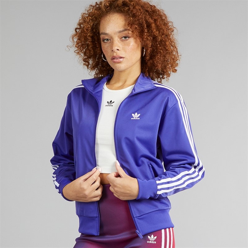 adidas Originals Womens Adicolor Classics Loose Firebird Track Top Energy Ink - Image 1